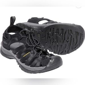 Keen Black Women's Closed-Toe Strappy Water Sandals